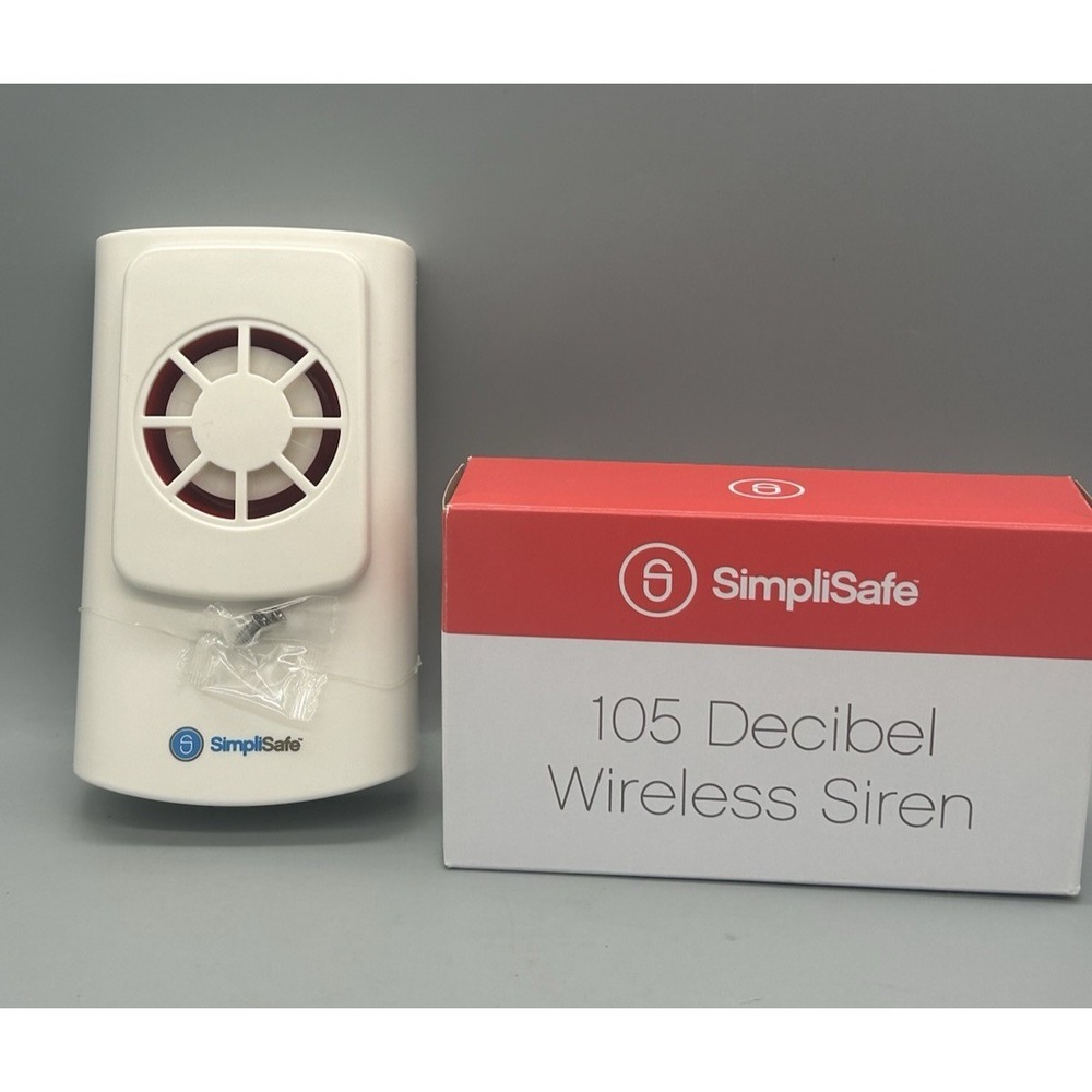 SimpliSafe WS1000 1st Generation 105 Decibel Wireless Siren